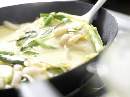 Koreanischer Pfannkuchen Zubereitung Schritt 10 Koreanischer Pfannkuchen Zubereitung Schritt 10
