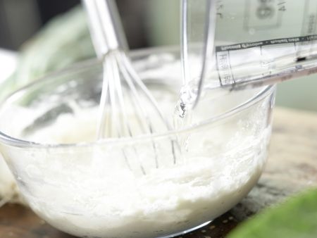 Koreanischer Pfannkuchen Zubereitung Schritt 3 Koreanischer Pfannkuchen Zubereitung Schritt 3