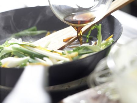 Koreanischer Pfannkuchen Zubereitung Schritt 7 Koreanischer Pfannkuchen Zubereitung Schritt 7
