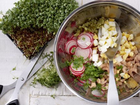 Krabbensalat – smarter Zubereitung Schritt 3 Krabbensalat – smarter Zubereitung Schritt 3