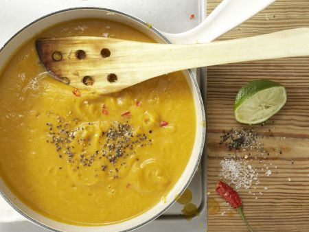 Kürbis-Ingwer-Suppe Zubereitung Schritt 6 Kürbis-Ingwer-Suppe Zubereitung Schritt 6
