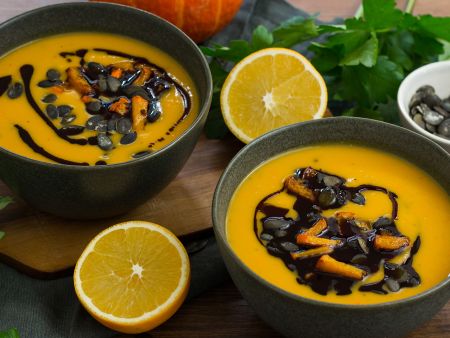 Kürbissuppe mit Hokkaido