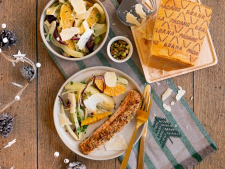 Lachs mit Pistazienkruste