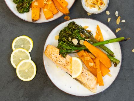 Lachs mit Süßkartoffeln