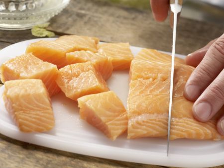Lachs in Rahmgemüse Zubereitung Schritt 5 Lachs in Rahmgemüse Zubereitung Schritt 5