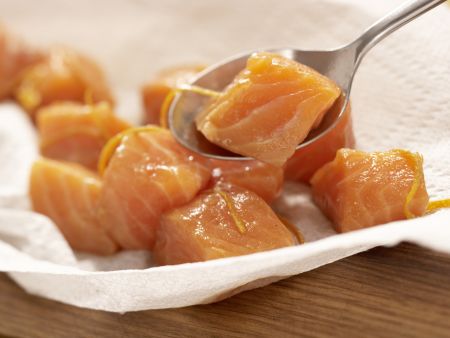 Lachs im Rettichnest Zubereitung Schritt 11 Lachs im Rettichnest Zubereitung Schritt 11