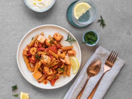 Lachs-Tomaten-Pasta Rezept
