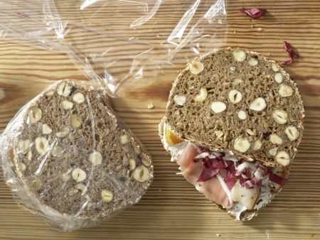Lachsschinken-Frischkäse-Brote Zubereitung Schritt 5 Lachsschinken-Frischkäse-Brote Zubereitung Schritt 5