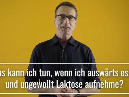 Was kann ich tun, wenn ich auswärts esse und ungewollt Laktose aufnehme?