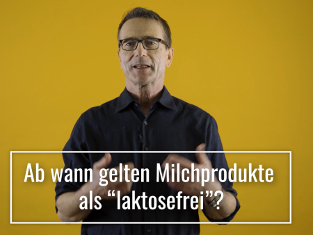 Ab wann gelten Milchprodukte als "laktosefrei"?