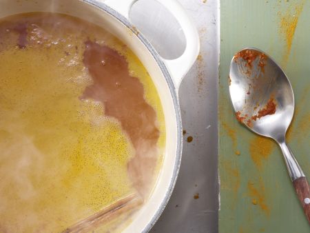 Lammlachs auf Couscous Zubereitung Schritt 1 Lammlachs auf Couscous Zubereitung Schritt 1