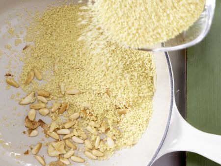 Lammlachs auf Couscous Zubereitung Schritt 3 Lammlachs auf Couscous Zubereitung Schritt 3