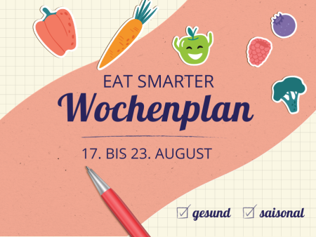 Wochenplan für die Kalenderwoche 34