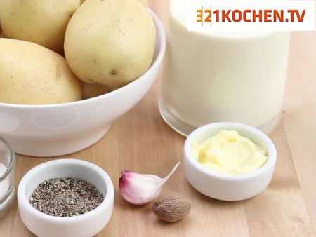 Leichtes Kartoffelgratin