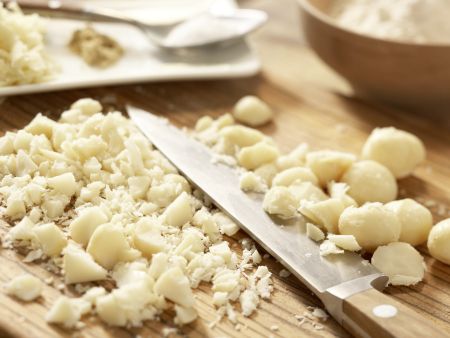 Macadamia-Gebäck Zubereitung Schritt 1 Macadamia-Gebäck Zubereitung Schritt 1