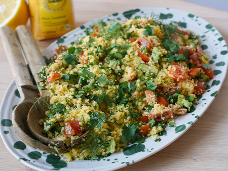 Mais Couscous-Salat Rezept
