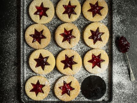 Mandel-Marmeladensterne