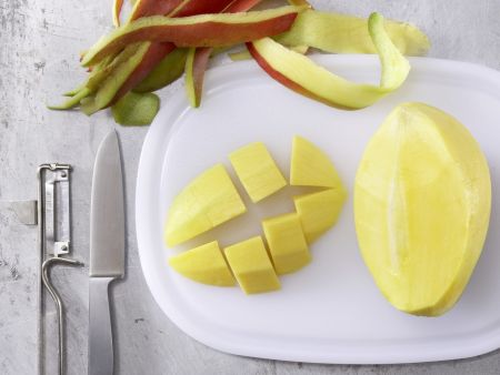 Mango-Bananen-Drink Zubereitung Schritt 2 Mango-Bananen-Drink Zubereitung Schritt 2