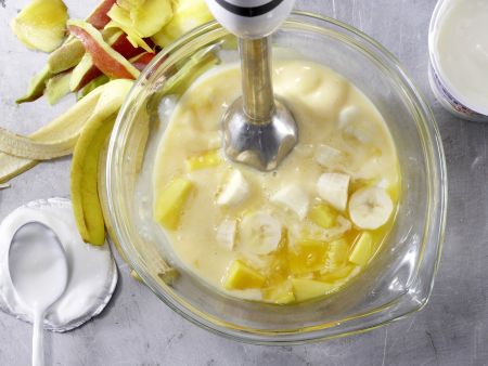 Mango-Bananen-Drink Zubereitung Schritt 3 Mango-Bananen-Drink Zubereitung Schritt 3