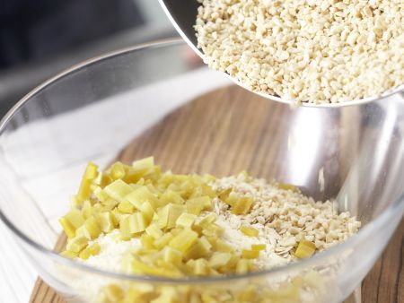 Mango-Mandel-Würfel Zubereitung Schritt 3 Mango-Mandel-Würfel Zubereitung Schritt 3