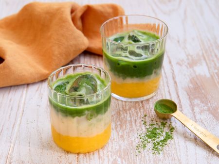 Mango-Matcha-Latte Rezept