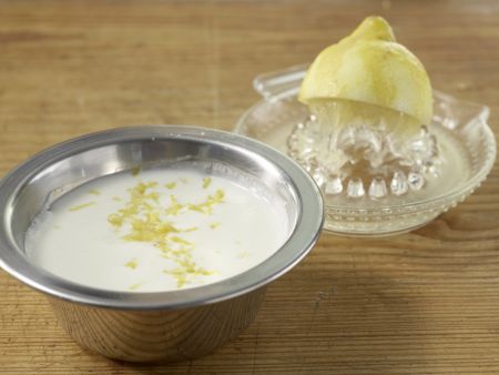 Mango-, Minz-, Zitroneneis Zubereitung Schritt 8 Mango-, Minz-, Zitroneneis Zubereitung Schritt 8