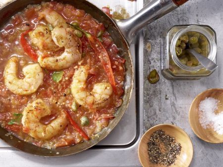 Mediterrane Garnelenpfanne Zubereitung Schritt 4 Mediterrane Garnelenpfanne Zubereitung Schritt 4