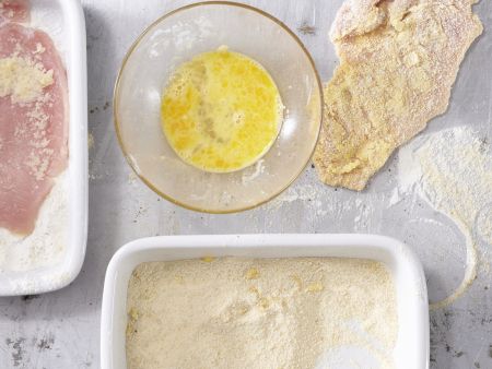 Wiener Schnitzel – smarter Zubereitung Schritt 4 Wiener Schnitzel – smarter Zubereitung Schritt 4