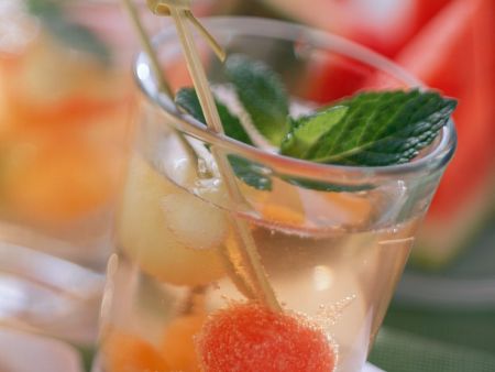 Melonen-Bowle Rezept