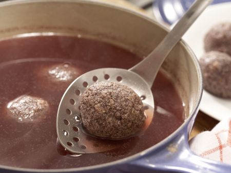 Mohnknödel nach Eckart Witzigmann Zubereitung Schritt 13 Mohnknödel nach Eckart Witzigmann Zubereitung Schritt 13