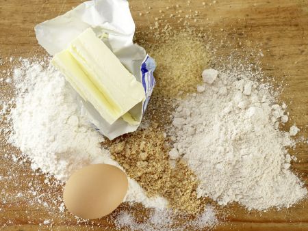 Mürbeteig Zubereitung Schritt 1 Mürbeteig Zubereitung Schritt 1