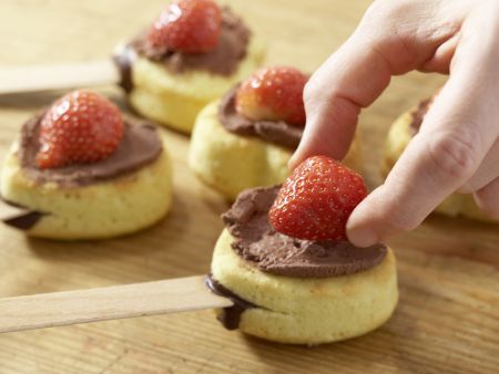 Muffin-Herzen mit Schokolade Zubereitung Schritt 11 Muffin-Herzen mit Schokolade Zubereitung Schritt 11