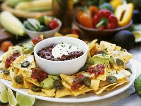 Nachos mit Chili con Carne Rezept