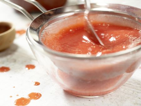 Nektarinen-Gelee auf Kefircreme Zubereitung Schritt 9 Nektarinen-Gelee auf Kefircreme Zubereitung Schritt 9