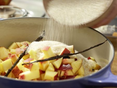 Nektarinen-Marmelade Zubereitung Schritt 6 Nektarinen-Marmelade Zubereitung Schritt 6