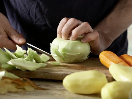 Norddeutscher Milch-Gemüse-Topf Zubereitung Schritt 2 Norddeutscher Milch-Gemüse-Topf Zubereitung Schritt 2