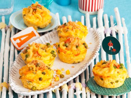 Nudel-Muffins für die Piratenparty