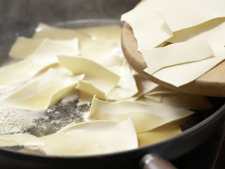 Nudeln mit Spinat und Käse Zubereitung Schritt 3 Nudeln mit Spinat und Käse Zubereitung Schritt 3