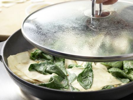 Nudeln mit Spinat und Käse Zubereitung Schritt 5 Nudeln mit Spinat und Käse Zubereitung Schritt 5