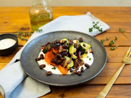 Ofengemüse mit Bohnen Rezept