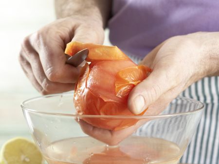 Oliven-Tomaten-Makkaroni Zubereitung Schritt 1 Oliven-Tomaten-Makkaroni Zubereitung Schritt 1