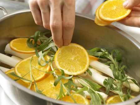 Orangen-Estragon-Spargel Zubereitung Schritt 5 Orangen-Estragon-Spargel Zubereitung Schritt 5