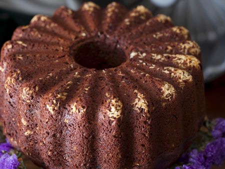 Orangen-Schokoladen-Kuchen mit Chiasamen