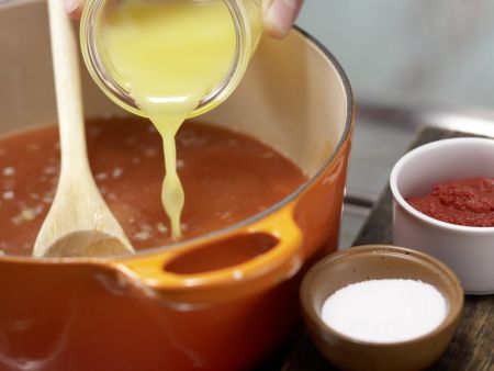 Orangen-Tomaten-Suppe Zubereitung Schritt 2 Orangen-Tomaten-Suppe Zubereitung Schritt 2