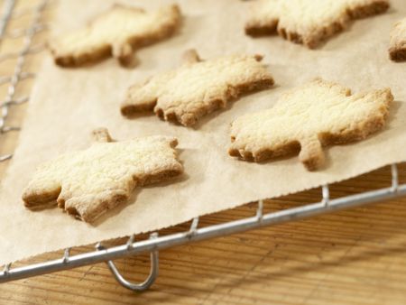 Orangenblätter, Nugatstreifen und Kokosringe Zubereitung Schritt 4 Orangenblätter, Nugatstreifen und Kokosringe Zubereitung Schritt 4