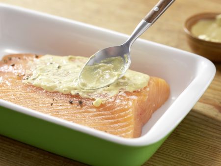 Orangenlachs mit Lauch-Risotto Zubereitung Schritt 2 Orangenlachs mit Lauch-Risotto Zubereitung Schritt 2