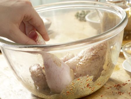 Orientalisches Ofenhähnchen Zubereitung Schritt 4 Orientalisches Ofenhähnchen Zubereitung Schritt 4