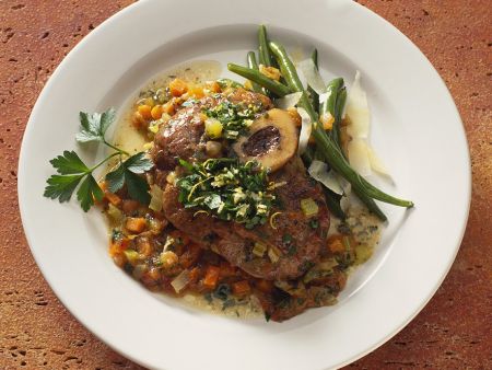 Ossobuco mit Bohnen