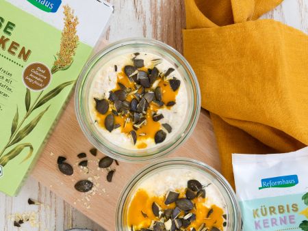 Overnight Oats mit Hirseflocken