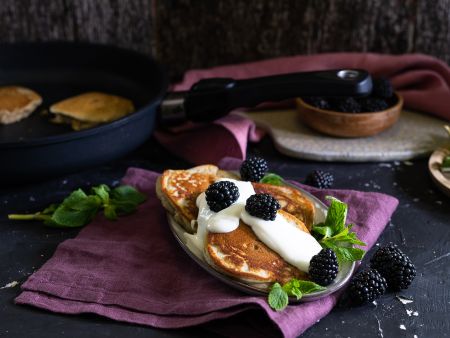 Low-Carb-Pancakes mit Banane